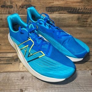 New Balance Men’s FuelCell Rebel V2 Running Shoes MFCXLB2 Blue Yellow sz 13